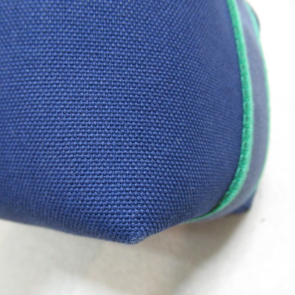 HERMES Brid A Black PM Pouch Accessory Handbag le Bag Blue - Picture 8 of 9